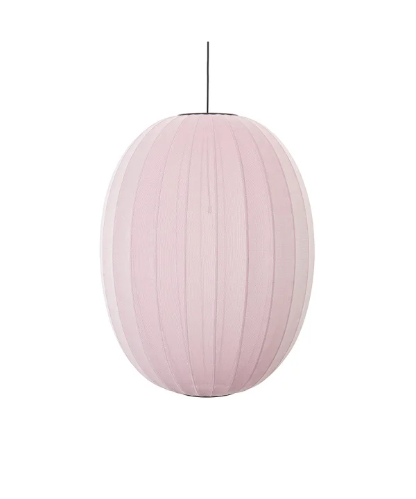 Made By Hand - Knit-Wit 65 High Oval Pendelleuchte Light Rosa