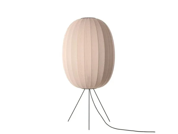 Made By Hand - Knit-Wit 65 High Oval Stehlampe 130 cm, beige
