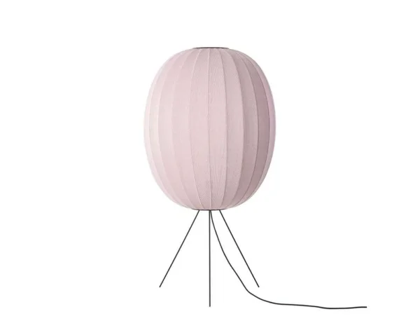 Made By Hand - Knit-Wit 65 High Oval Stehlampe 130 cm, pink