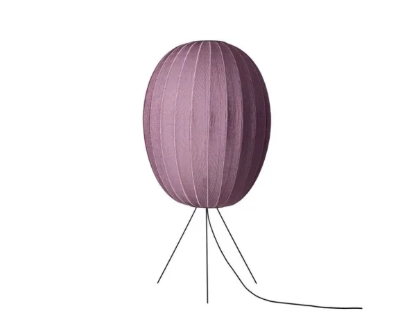 Made By Hand - Knit-Wit 65 High Oval Stehlampe rot, 130 cm