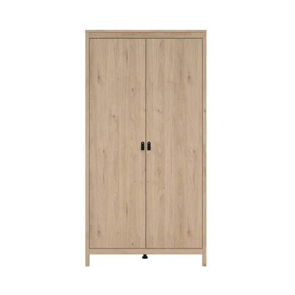 Madrid Kleiderschrank 199x103x59cm, 2 Türen Eichen-Dekor.