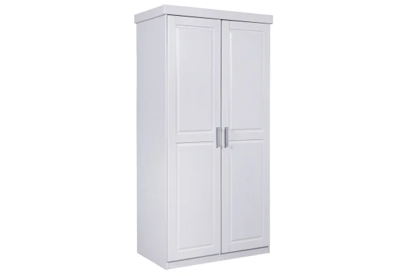 Magnus Kleiderschrank 2-Trg. Breite 95 cm, Höhe 190 cm weiß.
