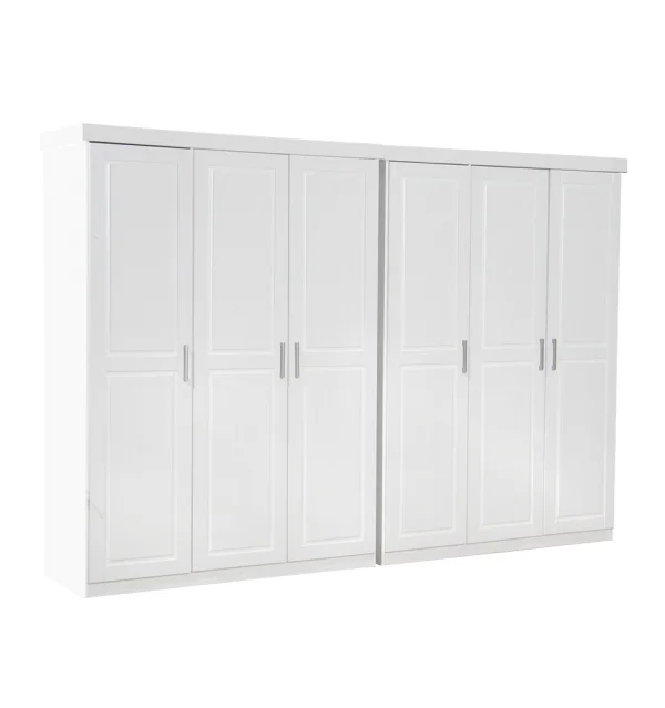 Magnus Kleiderschrank 6-Trg. Breite 280 cm, Höhe 190 cm weiß.