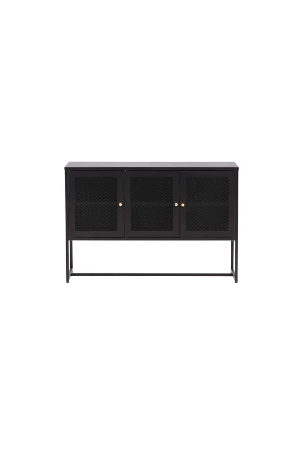 Malla Sideboard 3 Türen schwarz.