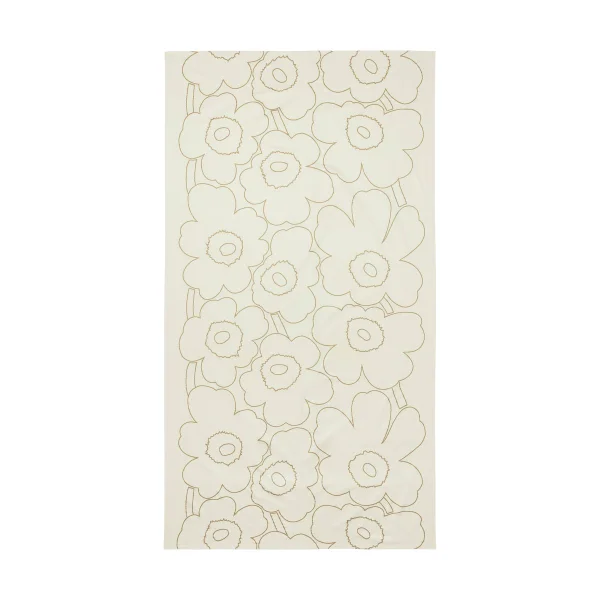 Marimekko Piirto Unikko Tischdecke 135x250 cm Linen- gold