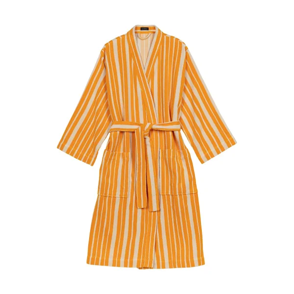 Marimekko Raide Bademantel yellow S