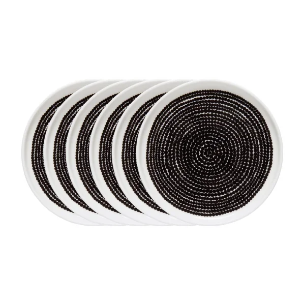 Marimekko Räsymatto Teller Ø 25cm - 6 pack Kleine Punkte Räsymatto Teller Ø 25cm - 6 pack Kleine Punkte