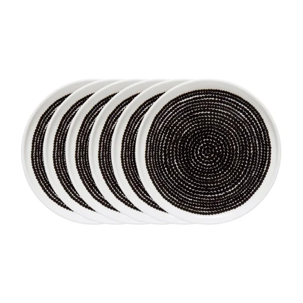 Marimekko Räsymatto Teller Ø 25cm - 6 pack Kleine Punkte