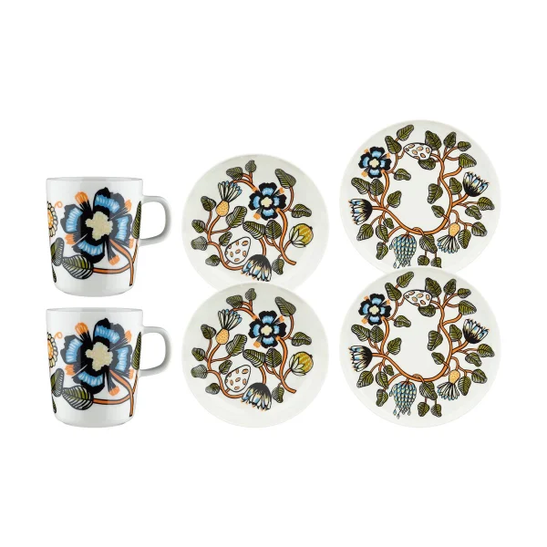 Marimekko Tiara Geschirr-Set, 6-teilig Weiß