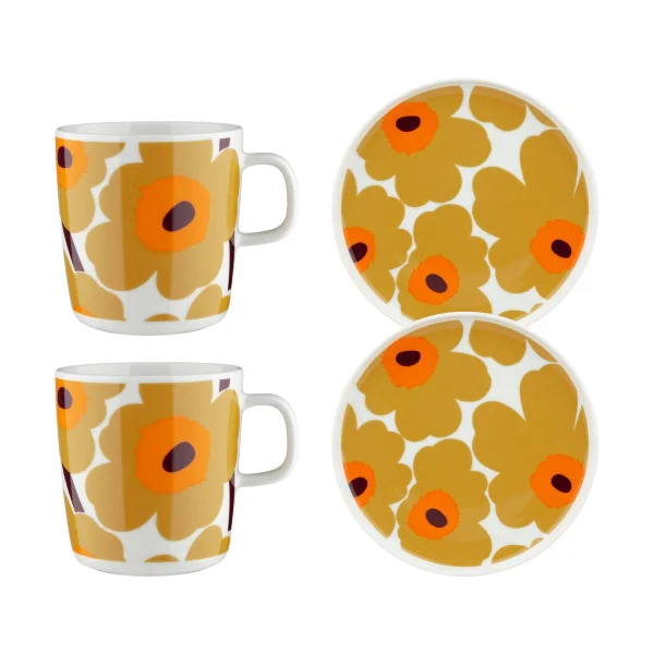 Marimekko Unikko Frühstücksset Beige