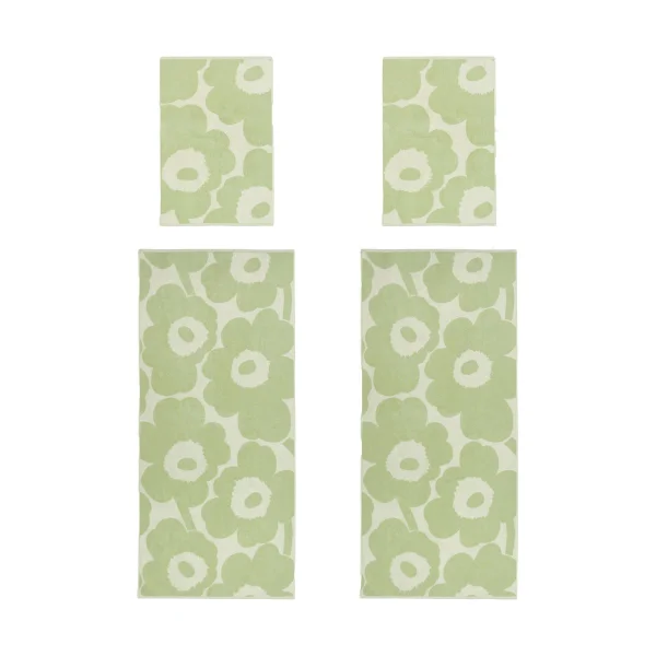 Marimekko Unikko Handtuch-Set Off white-sage