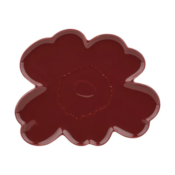 Marimekko Unikko Shape Schale 32 cm Burgundy