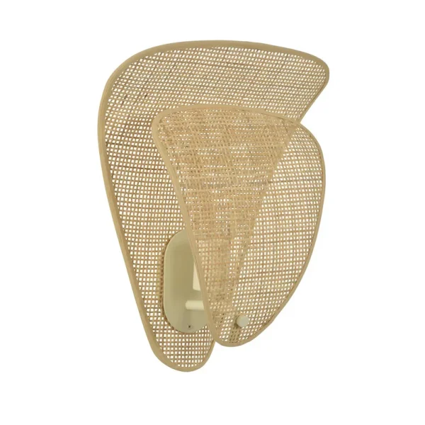 MARKET SET - Coquillage Wandlampe natur, 33 cm, Rattan