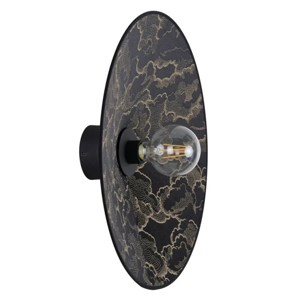 MARKET SET - Gatsby Wandleuchte kumo schwarz Ø 50cm