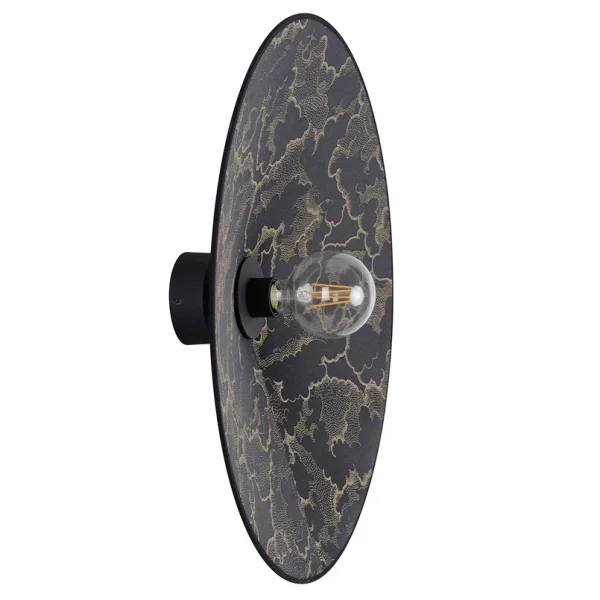 MARKET SET - Gatsby Wandleuchte kumo schwarz Ø 60cm