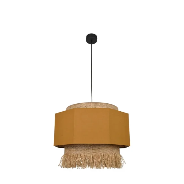 MARKET SET - Marrakech Hängeleuchte, 60x46cm, curry