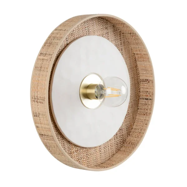 MARKET SET - Portinatx Wandleuchte weiß, Ø40cm