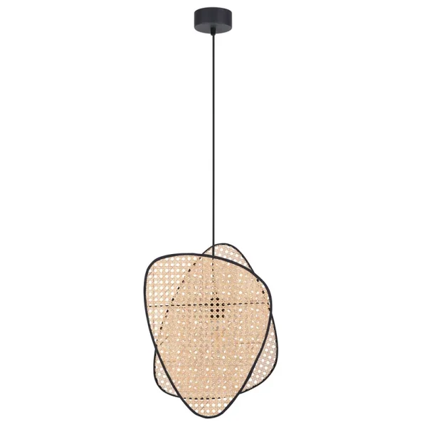 MARKET SET - Screen XS Hängeleuchte, 44,5 cm, natur, Rattan