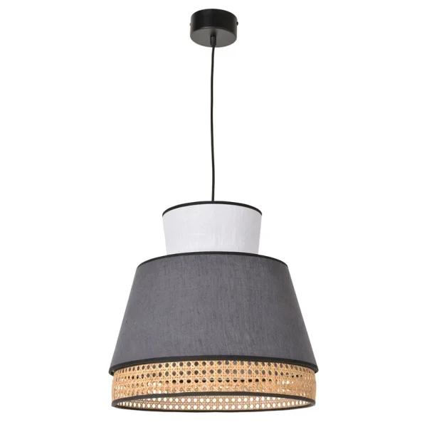 MARKET SET - Singapour M Hängelampe, weiß/anthrazit