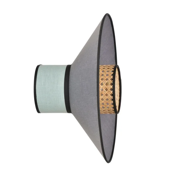 MARKET SET - Singapour Wandleuchte, mandel/anthrazit