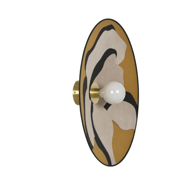 MARKET SET - Sonia Laudet Wandlampe Ø 60 cm curry