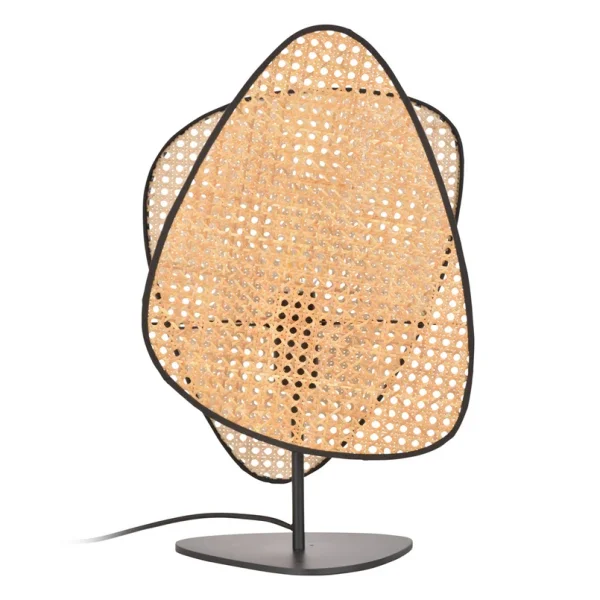 MARKET SET - Tischleuchte Screen, natur, Rattan, 51 cm hoch