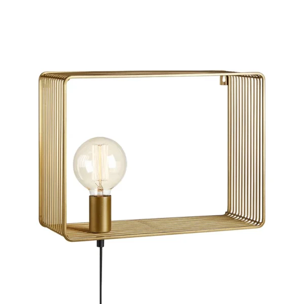 Markslöjd - Shelf Wandleuchte, goldfarben, Metall