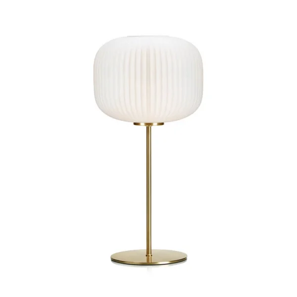 Markslöjd - Sober Tischleuchte Brushed Brass/White