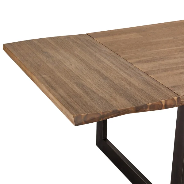 Maro Zusatzplatte 1 stk. 50x100 cm, braun, Akazienholz.