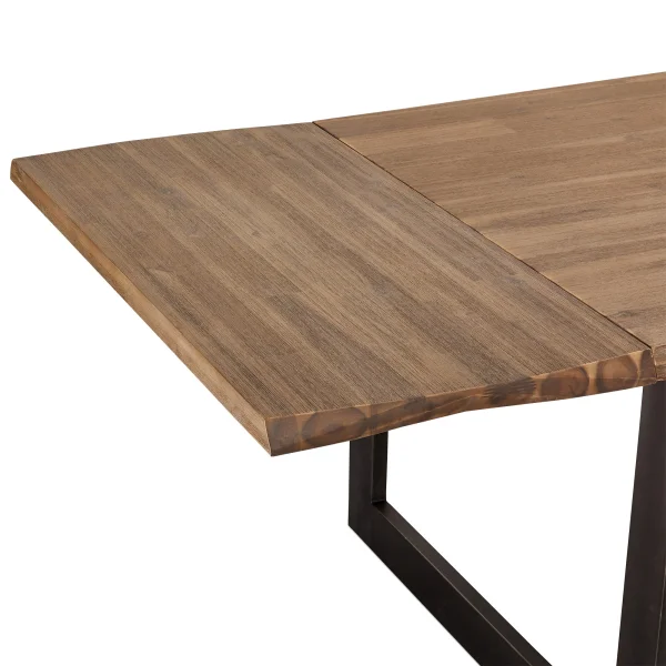 Maro Zusatzplatte 1 stk. 50x90 cm, braun, Akazienholz.