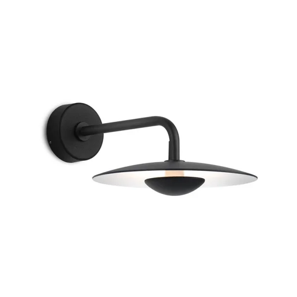 MARSET - Ginger 20A Außenwandlampe, dim. IP65, schwarz/weiß