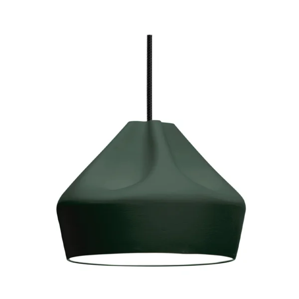 MARSET - Pleat Box 24 LED Pendelleuchte Dunkelheit Grün/Weiß
