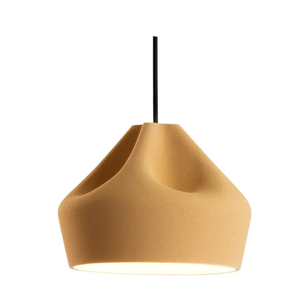 MARSET - Pleat Box 24 LED Pendelleuchte Ocher/Weiß