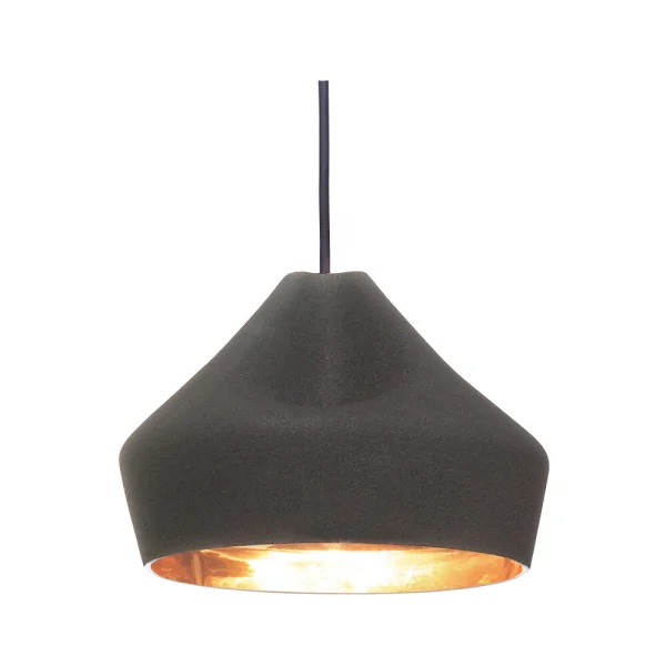 MARSET - Pleat Box 24 LED Pendelleuchte Schwarz/Gold