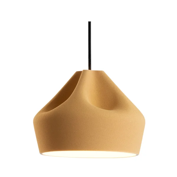 MARSET - Pleat Box 24 Pendelleuchte E14 Ocher/Weiß