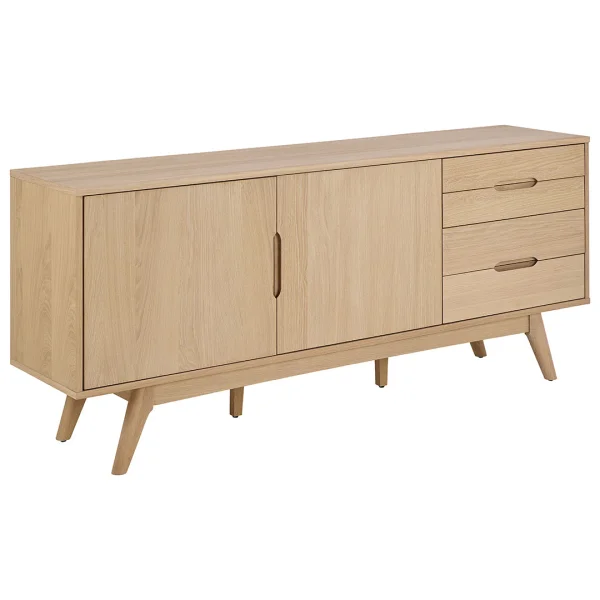 Marte Sideboard 2 Türen 4 Schubladen Eichenfurnier.