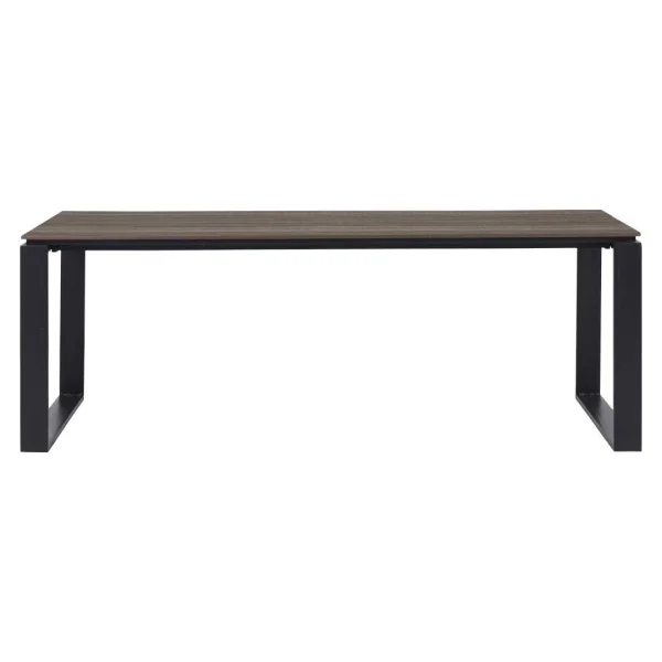 Martinus Gartentisch 100x210cm schwarz,braun.