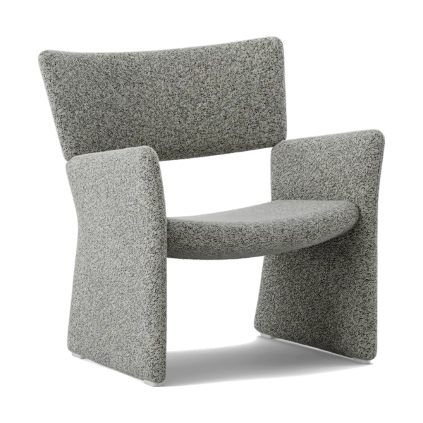 Massproductions Crown Easy Chair Sessel Spiral 23 Monochrome