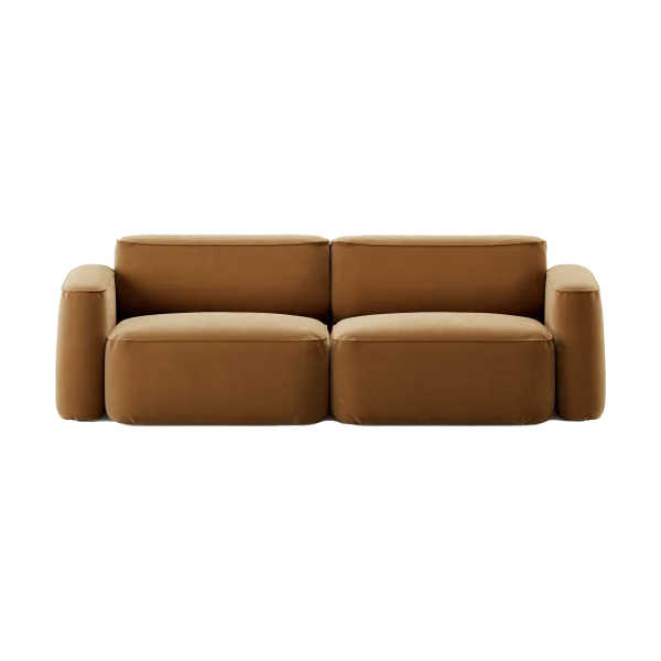Massproductions Patch 2,5-Sitzer Sofa Atlantis 91 Cumin