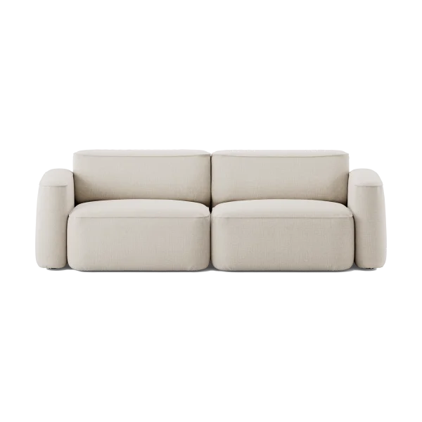 Massproductions Patch 2,5-Sitzer Sofa Linara 05 Porridge