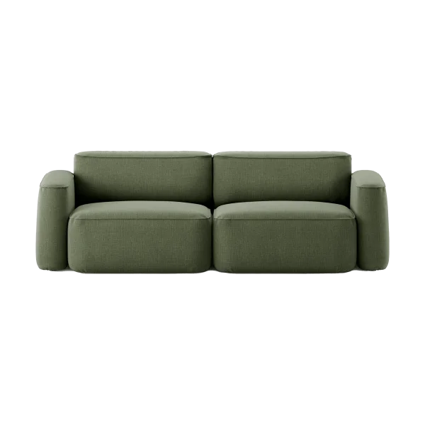 Massproductions Patch 2,5-Sitzer Sofa Linara 100 Tarragon