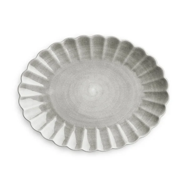 Mateus Oyster Teller 30 x 35cm Grau