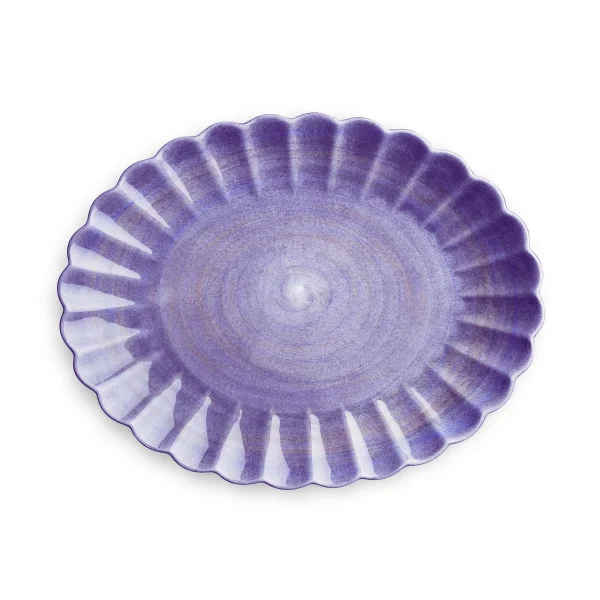 Mateus Oyster Teller 30 x 35cm Violett