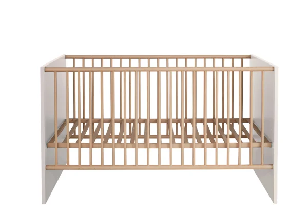 MatsBaby Kinderbett 1 Offenes Fach weiß.