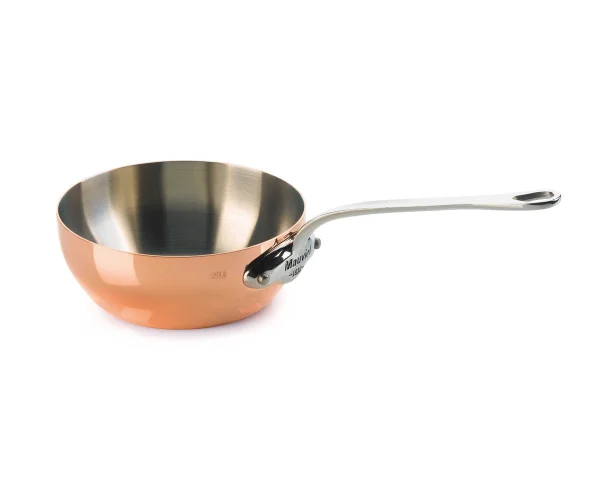 Mauviel Sauteuse abgerundet M'150S 2 l Kupfer-Stahl