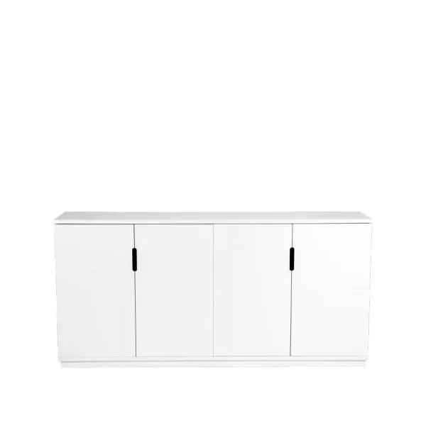 Mavis Aoko Sideboard 77x160 cm weiß lackiert