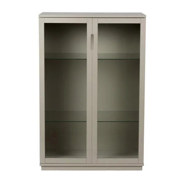 Mavis Aoko Vitrinenschrank 120 cm Beige