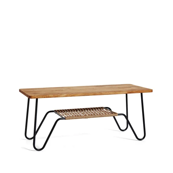 Mavis Marcel Couchtisch Eiche geölt rustikal, 120x50