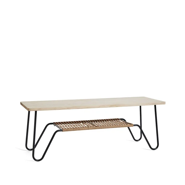 Mavis Marcel Couchtisch Eiche seifengebeizt rustikal, 140×50