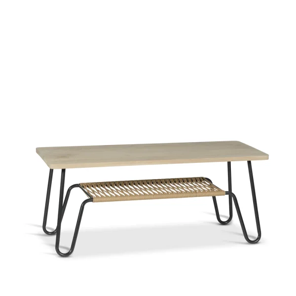 Mavis Marcel Couchtisch Eiche seifengebürstet rustikal, 120x50